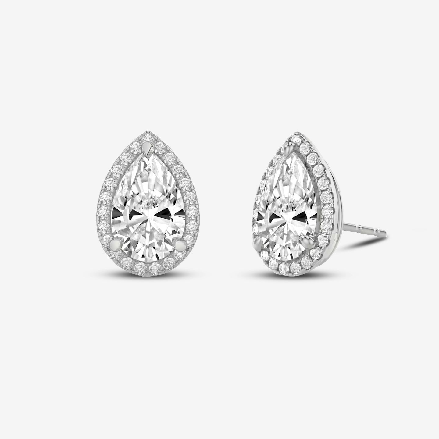 Pear Stud Earrings